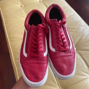Special Edition Vans Zipper sides lowtops leather